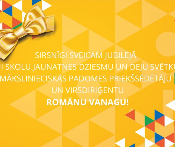Sirsnīgi sveicam jubilejā virsdiriģentu Romānu Vanagu!